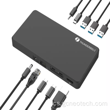 Thunderbolt 3 dokovací stanice s M.2